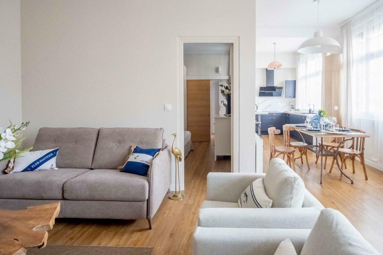 Elegant Appartement En Plein Coeur De Cabourg - Les Locations De Proust Εξωτερικό φωτογραφία